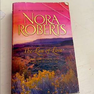 Author Nora Roberts.  The law of love